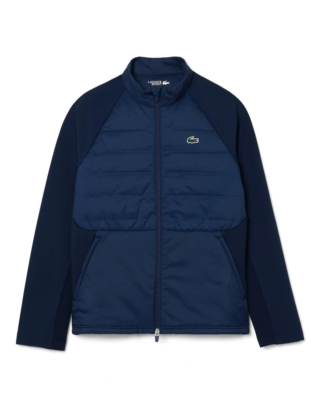 NWT Lacoste Navy Quilted Golf Jacket